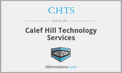 CHTS - Calef Hill Technology Services