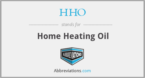 HHO - Home Heating Oil