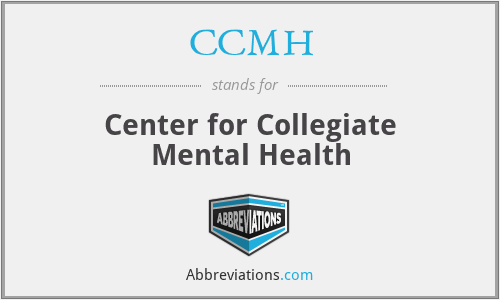 CCMH - Center for Collegiate Mental Health