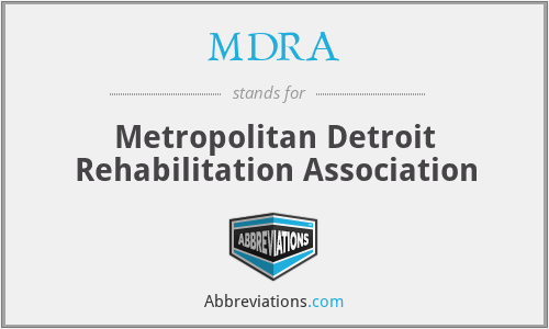 MDRA - Metropolitan Detroit Rehabilitation Association