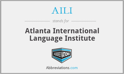 AILI - Atlanta International Language Institute