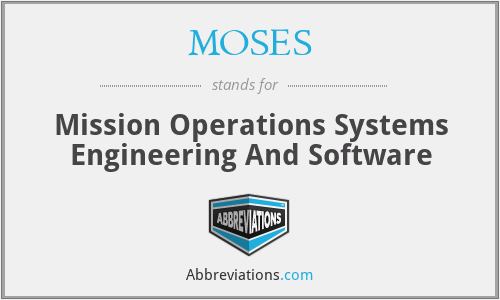 MOSES - Mission Operations Systems Engineering And Software