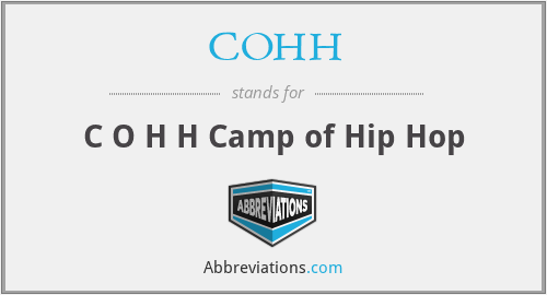 COHH - C O H H Camp of Hip Hop
