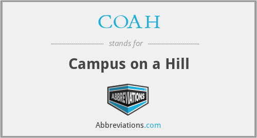 COAH - Campus on a Hill