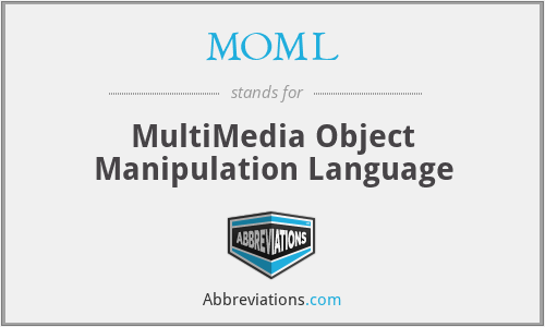 MOML - MultiMedia Object Manipulation Language