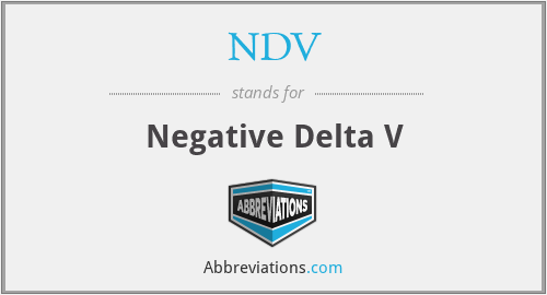 NDV - Negative Delta V