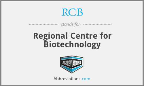 RCB - Regional Centre for Biotechnology