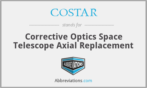 COSTAR - Corrective Optics Space Telescope Axial Replacement