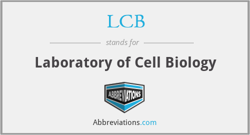 LCB - Laboratory of Cell Biology
