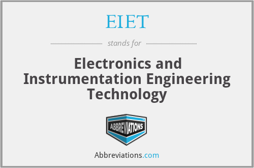 EIET - Electronics and Instrumentation Engineering Technology