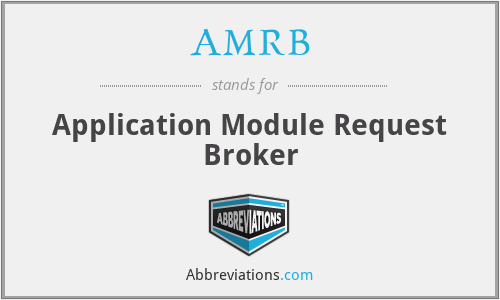 AMRB - Application Module Request Broker