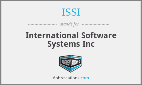 ISSI - International Software Systems Inc