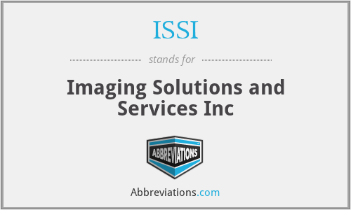 ISSI - Imaging Solutions and Services Inc