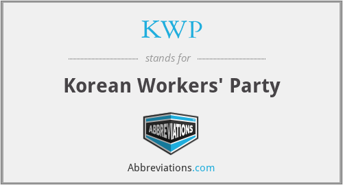 KWP - Korean Workers' Party