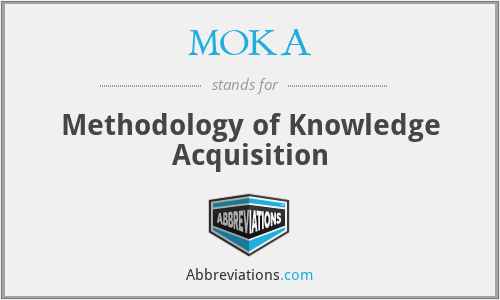 MOKA - Methodology of Knowledge Acquisition