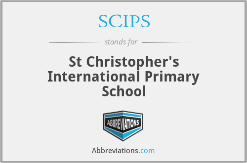 SCIPS - St Christopher's International Primary School