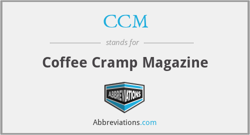 CCM - Coffee Cramp Magazine