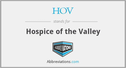 HOV - Hospice of the Valley