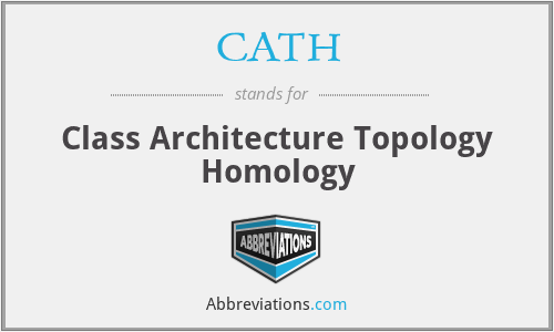 CATH - Class Architecture Topology Homology