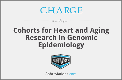 CHARGE - Cohorts for Heart and Aging Research in Genomic Epidemiology