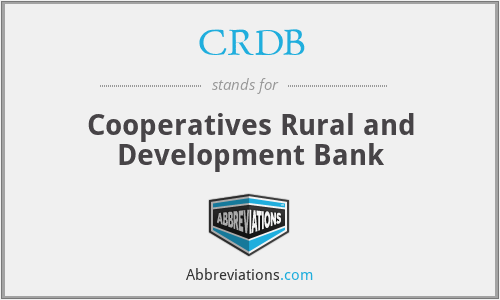 CRDB - Cooperatives Rural and Development Bank