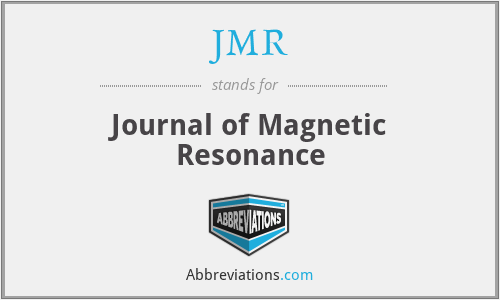 JMR - Journal of Magnetic Resonance
