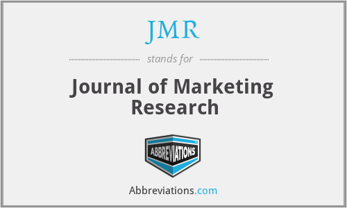 JMR - Journal of Marketing Research