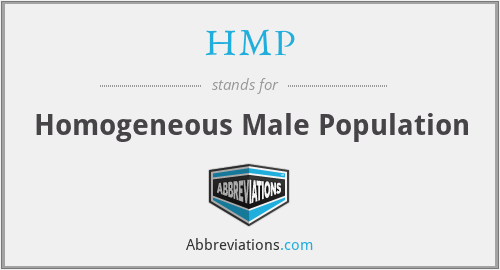 HMP - Homogeneous Male Population