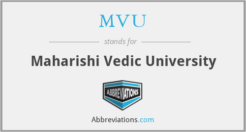 MVU - Maharishi Vedic University