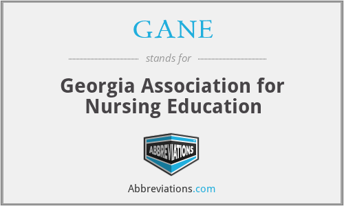 GANE - Georgia Association for Nursing Education
