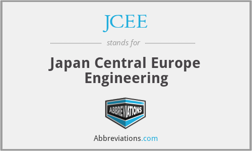 JCEE - Japan Central Europe Engineering