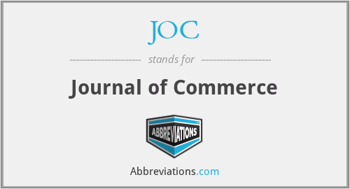 JOC - Journal of Commerce