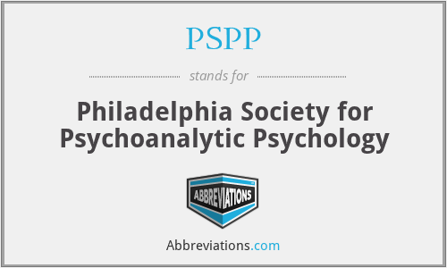 PSPP - Philadelphia Society for Psychoanalytic Psychology