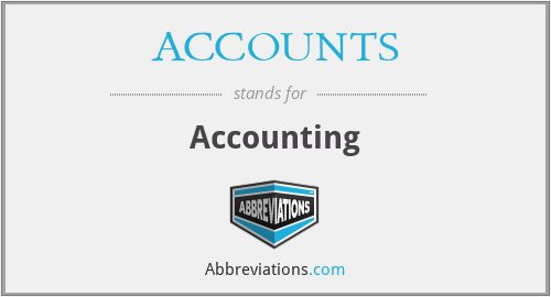ACCOUNTS - Accounting