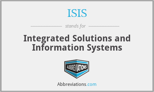 ISIS - Integrated Solutions and Information Systems