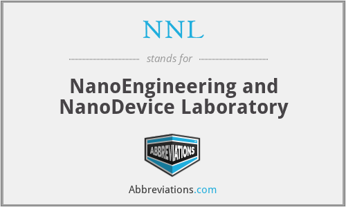 NNL - NanoEngineering and NanoDevice Laboratory