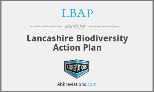 LBAP - Lancashire Biodiversity Action Plan