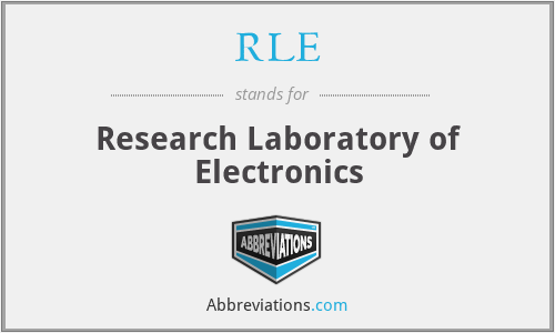 RLE - Research Laboratory of Electronics