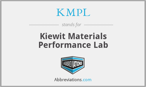 KMPL - Kiewit Materials Performance Lab