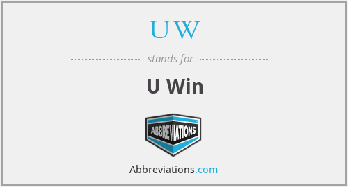 UW - U Win