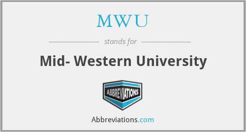 MWU - Mid- Western University