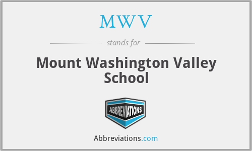 MWV - Mount Washington Valley School