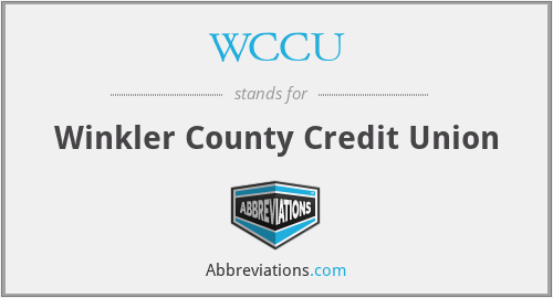 WCCU - Winkler County Credit Union