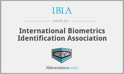 IBIA - International Biometrics Identification Association