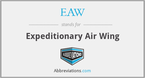EAW - Expeditionary Air Wing