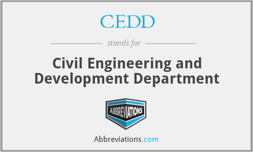 CEDD - Civil Engineering and Development Department