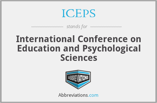 ICEPS - International Conference on Education and Psychological Sciences