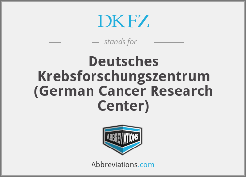 DKFZ - Deutsches Krebsforschungszentrum (German Cancer Research Center)