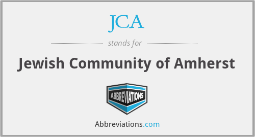 JCA - Jewish Community of Amherst