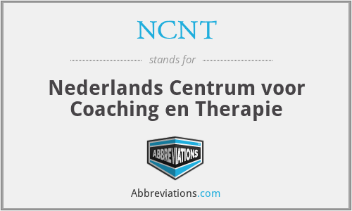 NCNT - Nederlands Centrum voor Coaching en Therapie